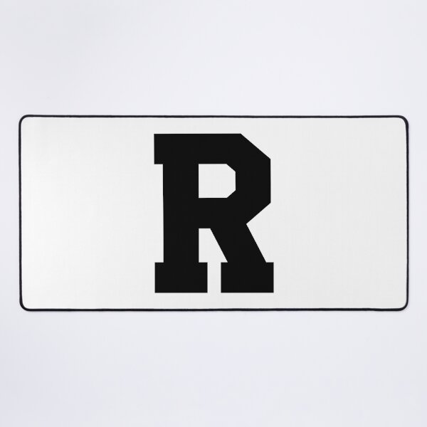 Item preview, Alphabet, Black R, Sports letter R designed and sold by TheCultStuff.