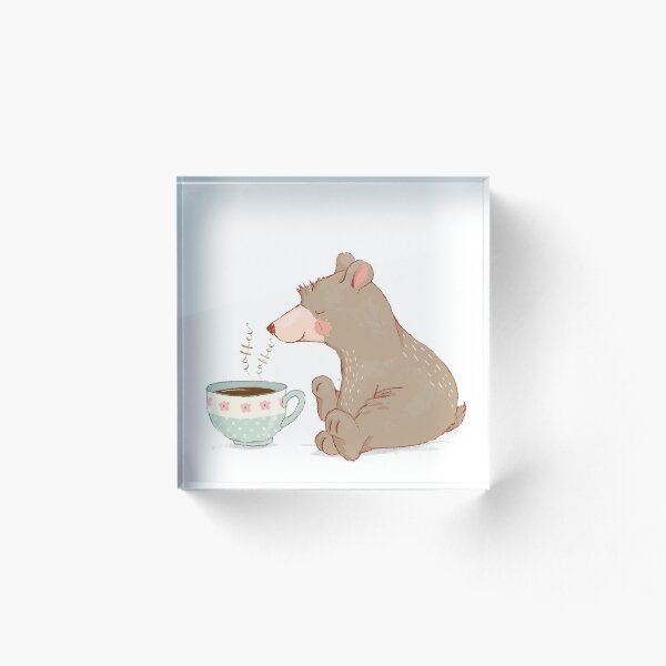 Item preview, Coffee loving Bear designed and sold by anke-art.