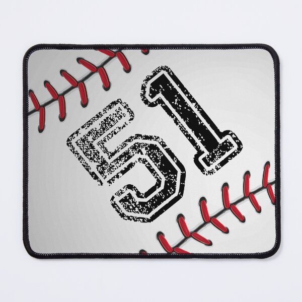 Item preview, Baseball ball number 51, fifty one designed and sold by TheCultStuff.