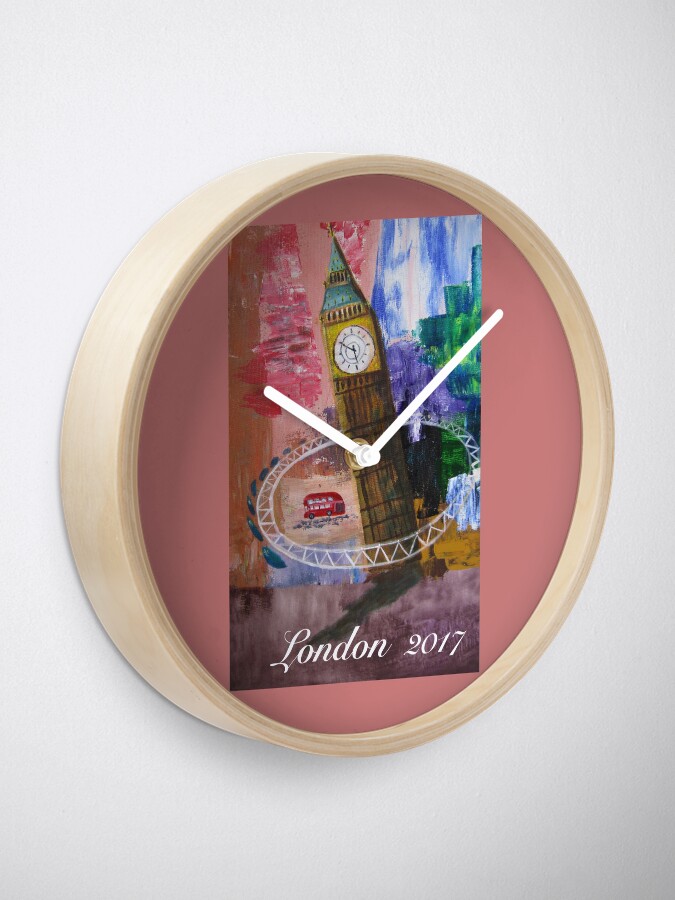 Alternate view of London Hoop Clock