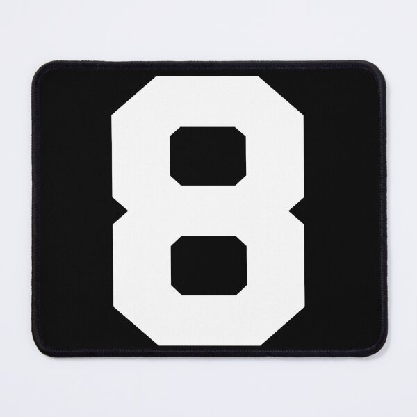 Item preview, Number 8, White eight, Sports number 8 designed and sold by TheCultStuff.