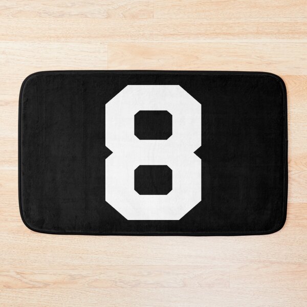 Item preview, Number 8, White eight, Sports number 8 designed and sold by TheCultStuff.