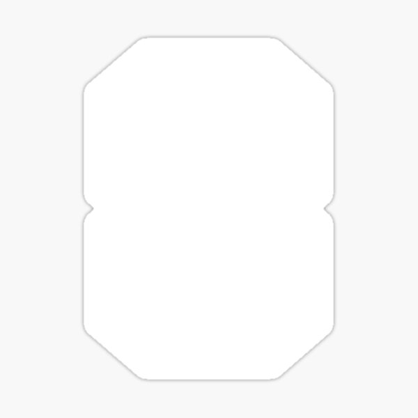 "Number 8, White eight, Sports number 8" Sticker by TheCultStuff