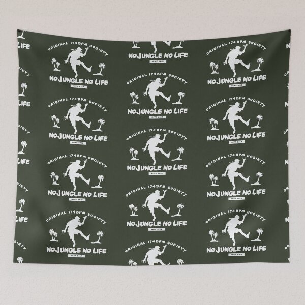 Item preview, No Jungle No Life - Original Junglist Society designed and sold by WULFLAND ARTS.