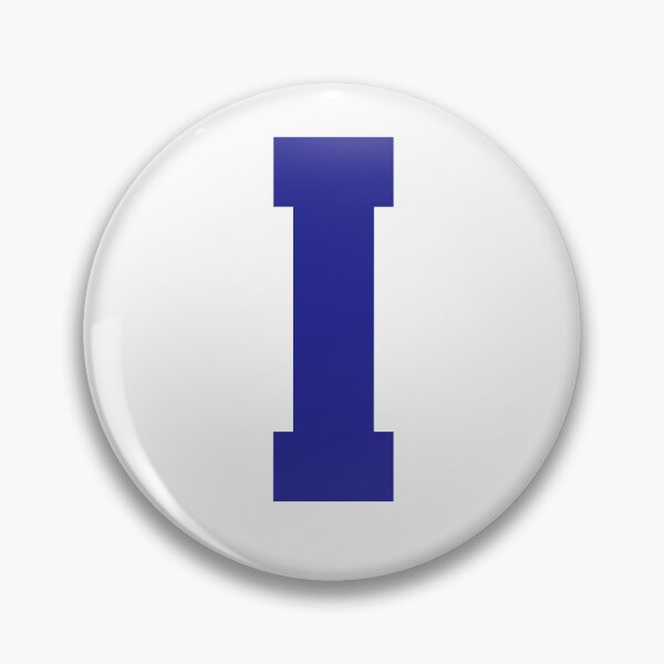 Item preview, Alphabet, Blue I, Sports letter I designed and sold by TheCultStuff.