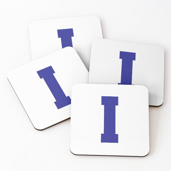 Item preview, Alphabet, Blue I, Sports letter I designed and sold by TheCultStuff.
