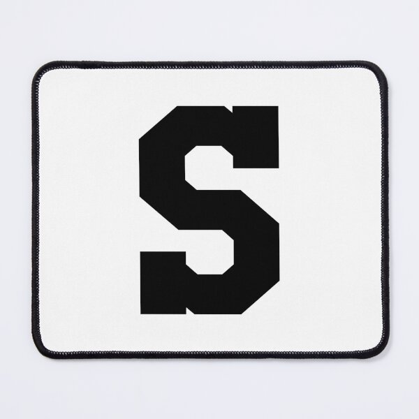 Item preview, Alphabet, Black S, Sports letter S designed and sold by TheCultStuff.