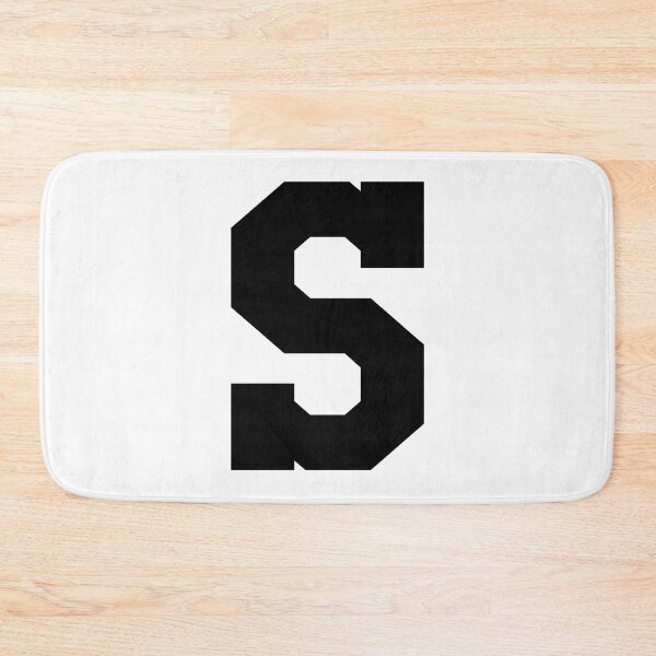Item preview, Alphabet, Black S, Sports letter S designed and sold by TheCultStuff.