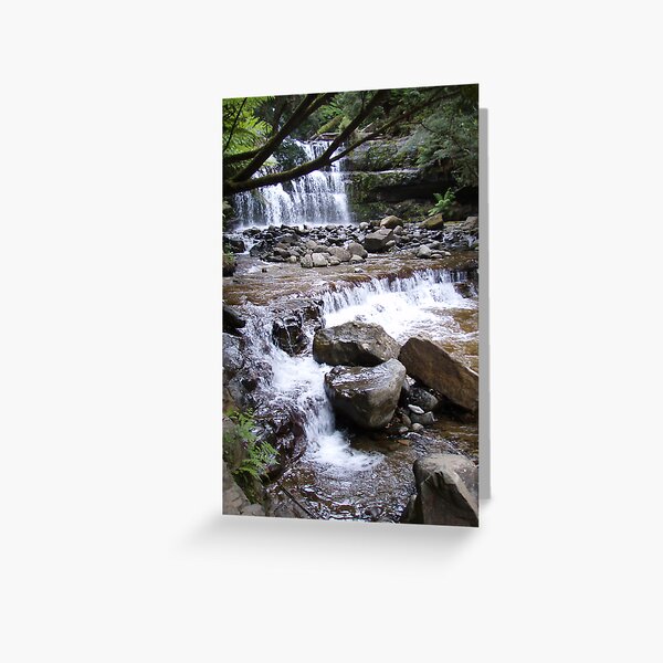 Item preview, flowing down from the Liffey Falls, Tasmania designed and sold by Gaylene Norton.