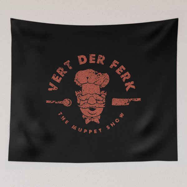 Item preview, Swedish Chef Knife Vert Der Ferk red distressed designed and sold by LiborDuda.