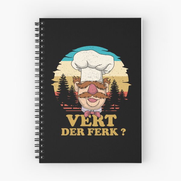 Item preview, Swedish Chef Knife Vert Der Ferk Retro Gift Fan designed and sold by LiborDuda.