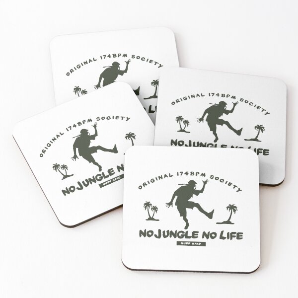 Item preview, No Jungle No Life - Original 174Bpm Society designed and sold by WULFLAND ARTS.