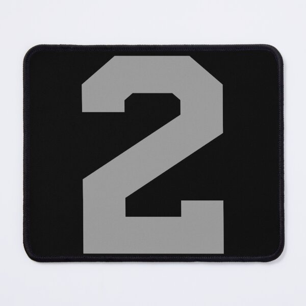 Item preview, Number 2, Silver two, Sports number 2 designed and sold by TheCultStuff.
