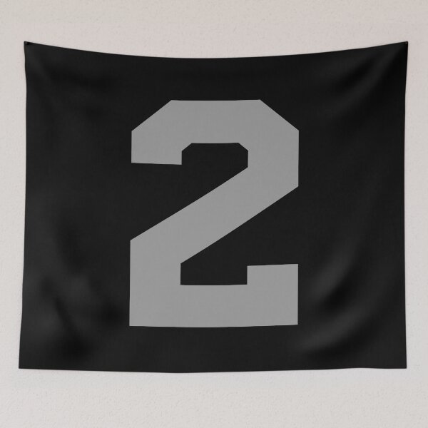 Item preview, Number 2, Silver two, Sports number 2 designed and sold by TheCultStuff.