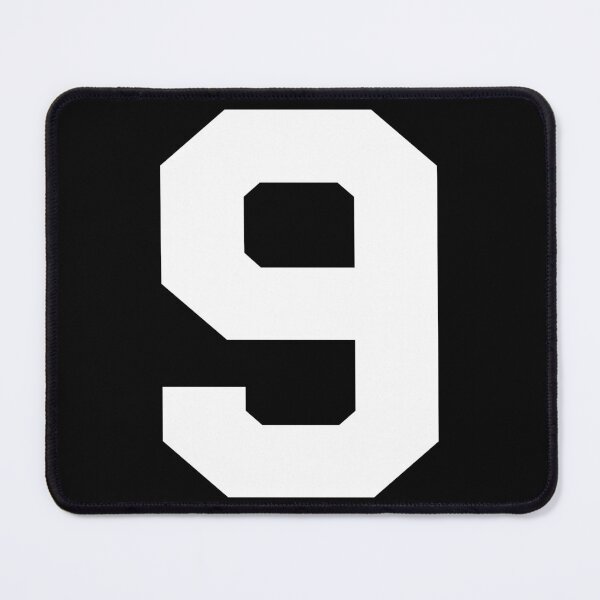 Item preview, Number 9, White nine, Sports number 9 designed and sold by TheCultStuff.