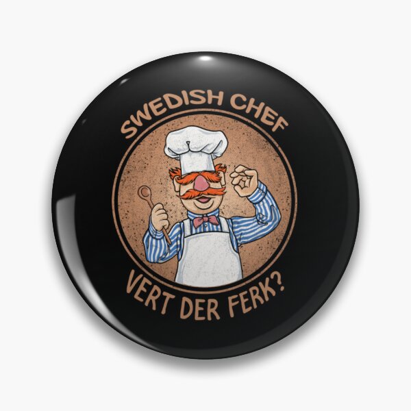 Item preview, Vert Der Ferk swedish chef art gift designed and sold by LiborDuda.