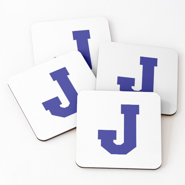 Item preview, Alphabet, Blue J, Sports letter J designed and sold by TheCultStuff.
