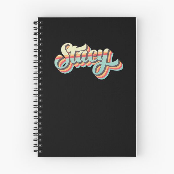 Item preview, Stacy name - cool 70s retro font surf style design designed and sold by NameTheory.