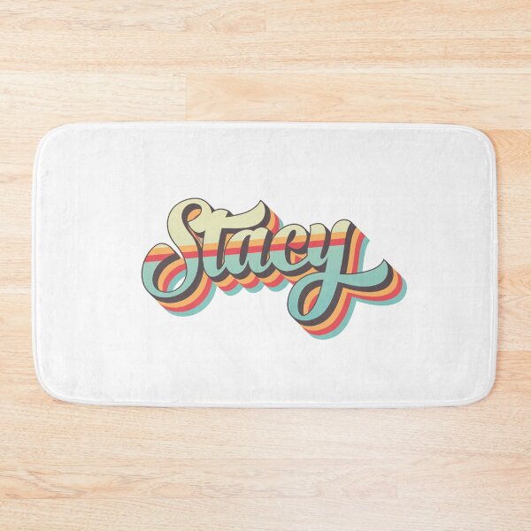 Item preview, Stacy name - cool 70s retro font surf style design designed and sold by NameTheory.