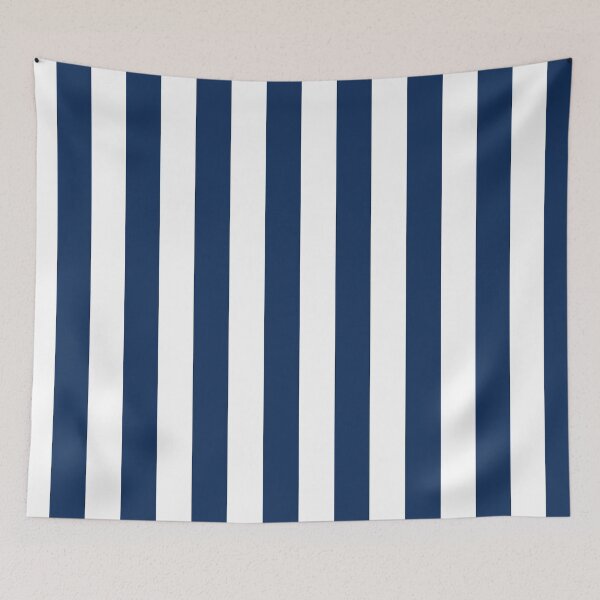 Item preview, Nautical Navy Blue & White Striped designed and sold by idovedesign.
