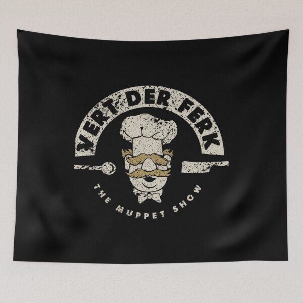 Item preview, Swedish Chef Knife Vert Der Ferk white distressed designed and sold by LiborDuda.