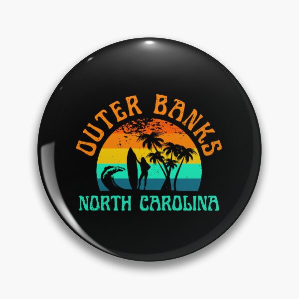 Item preview, Outer Banks North Carolina Surf Beach T-Shirt designed and sold by ShaneGuzman.