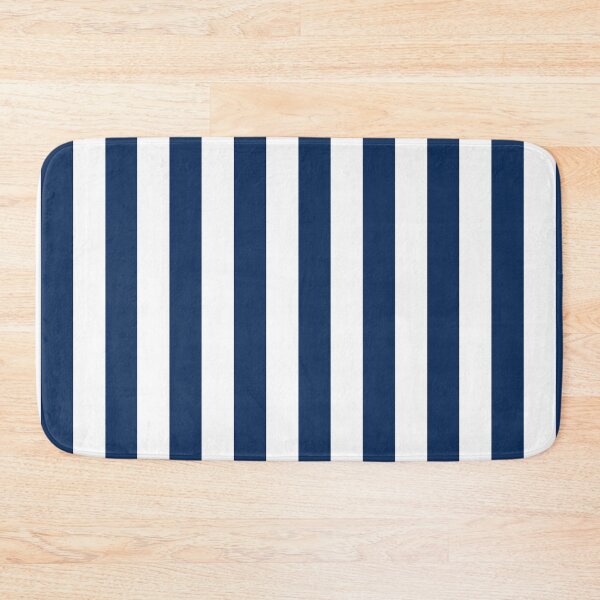 Item preview, Nautical Navy Blue & White Striped designed and sold by idovedesign.
