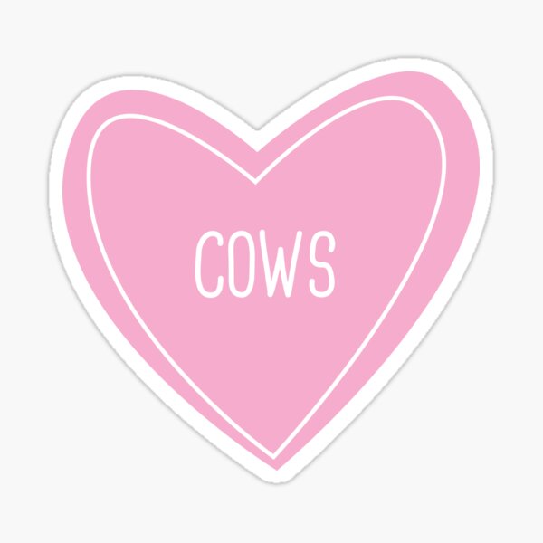 Vista previa del artículo con la obra «Corazón de vacas», diseñado y vendido por teesaurus.