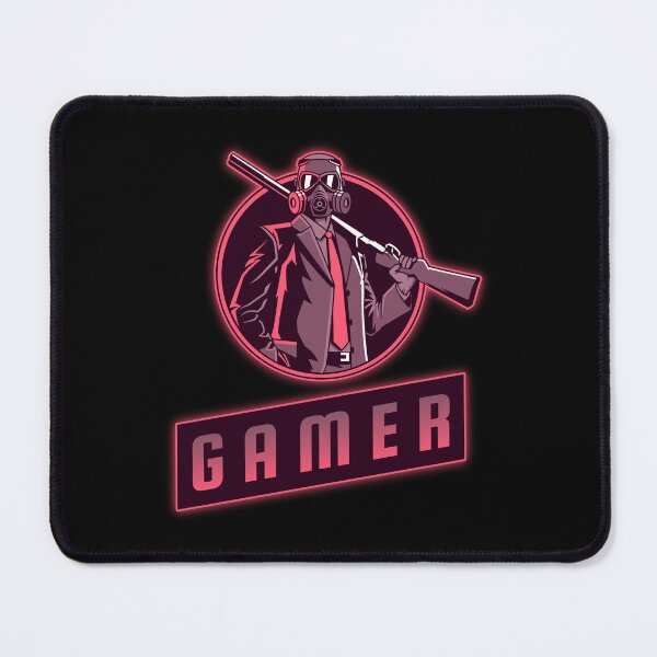 Item preview, Gamer with Shooter wearing Respirator designed and sold by PRIVARSHU.