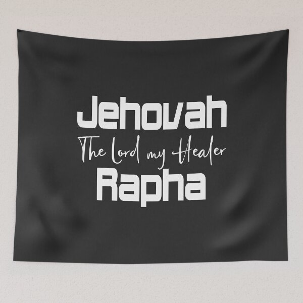 Item preview, Christian Design - Jehovah Rapha, The Lord my Healer designed and sold by simplydesignart.