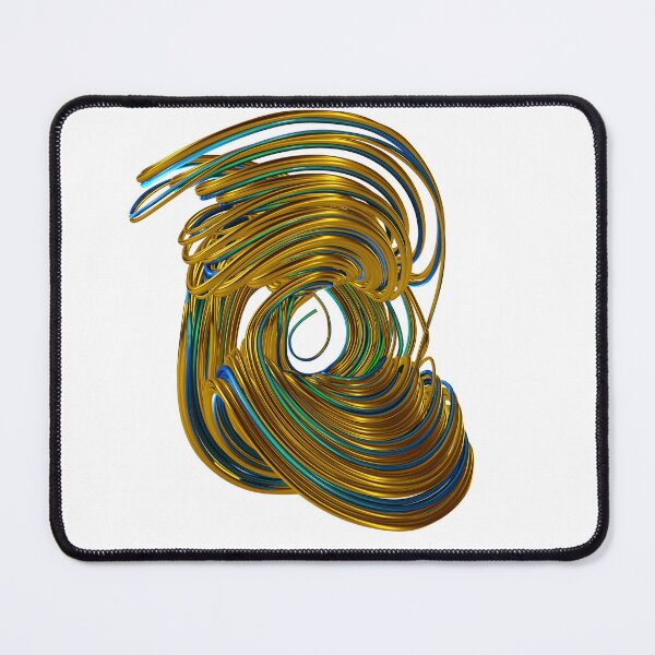 Item preview, Chaos Theory, Butterfly Effect - Lorenz Mod 2, Chaotic Attractor (Gold #1) designed and sold by thinkeccel.