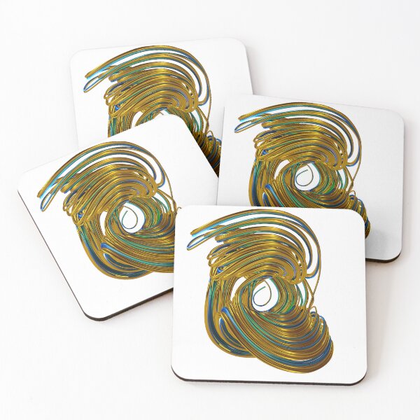 Item preview, Chaos Theory, Butterfly Effect - Lorenz Mod 2, Chaotic Attractor (Gold #1) designed and sold by thinkeccel.