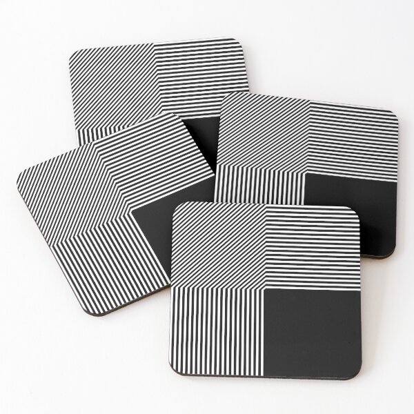 Item preview, Geometric abstraction, black and white designed and sold by aapshop.