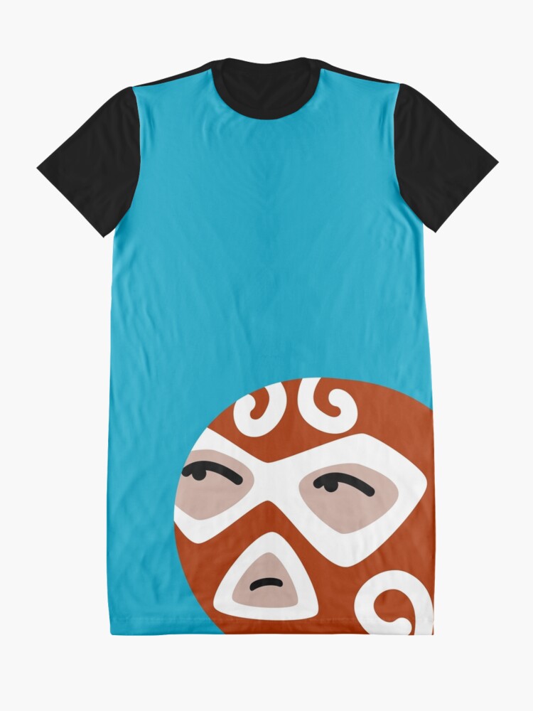 Alternate view of Luchador Graphic T-Shirt Dress