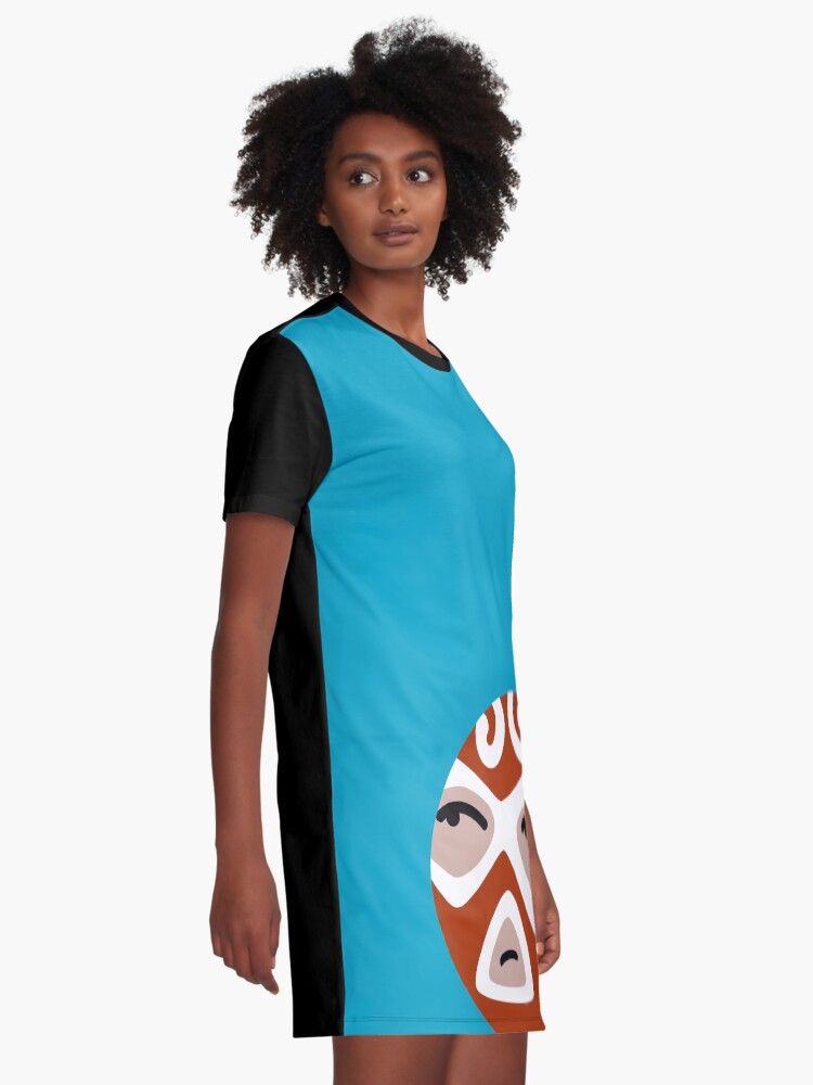 Alternate view of Luchador Graphic T-Shirt Dress
