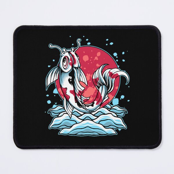Item preview, Japanese Yin Yang Koi Fish on the Bloody Moon designed and sold by BakaOutfit.