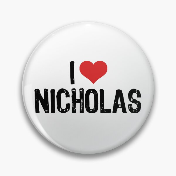 Item preview, I Love Nicholas designed and sold by The "I Love Everything" Shop.