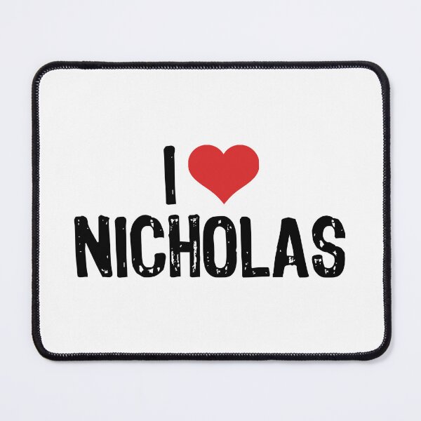 Item preview, I Love Nicholas designed and sold by The "I Love Everything" Shop.