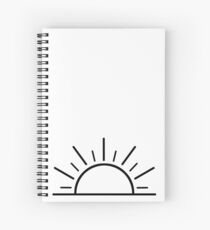 Sunset/Sunrise Spiral Notebook