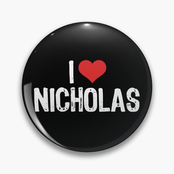 Item preview, I Love Nicholas designed and sold by The "I Love Everything" Shop.