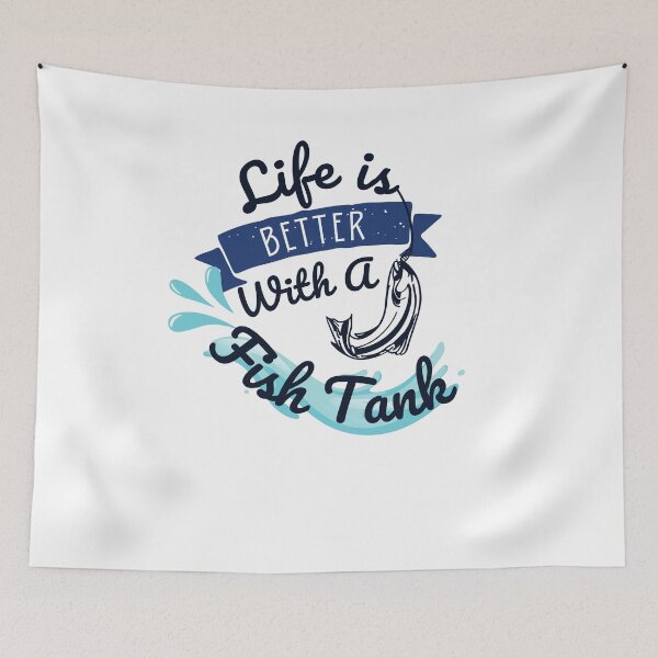 Item preview, La vida es mejor con una pecera designed and sold by kingstorre.