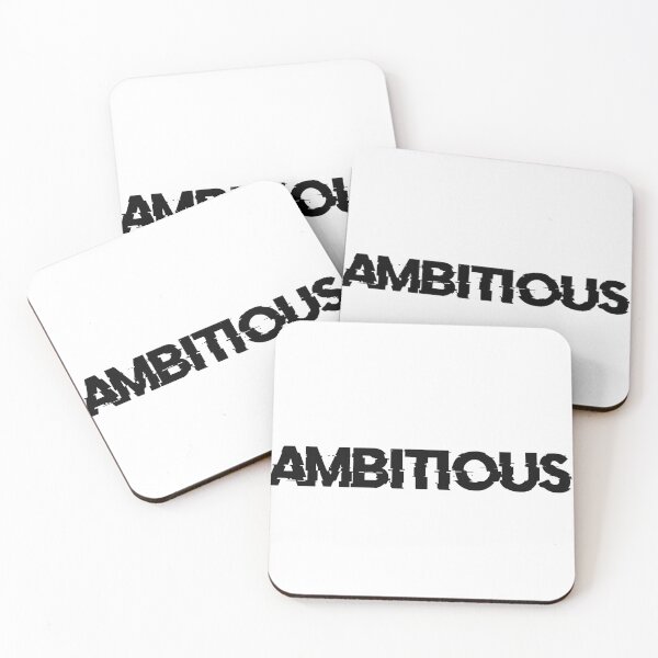 Item preview, Ambitious written Baseball Caps Faith Text Caps  designed and sold by Count Timer.