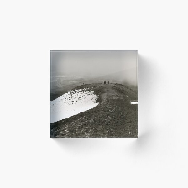 Looking Back on Cotopaxi Acrylic Block