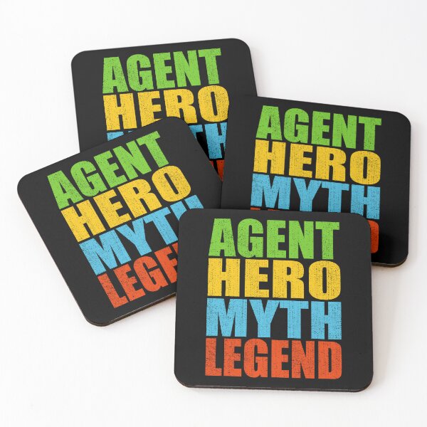 Item preview, Agent Hero Myth Legend designed and sold by MoonsmileProd.