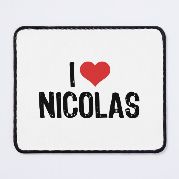 Item preview, I Love Nicolas designed and sold by The "I Love Everything" Shop.