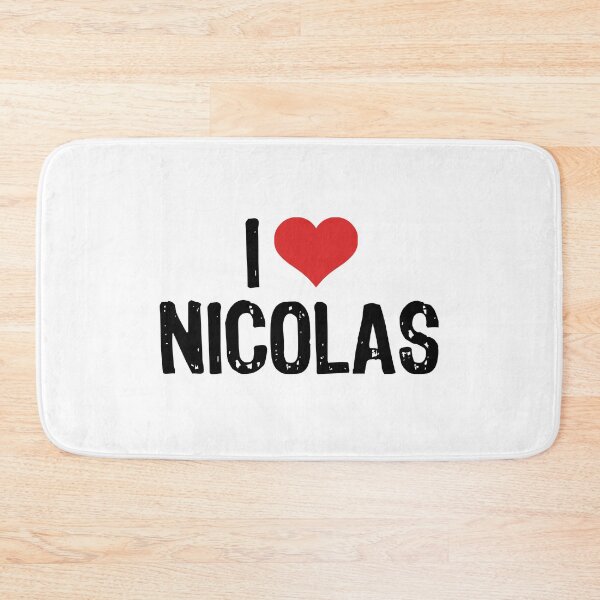 Item preview, I Love Nicolas designed and sold by The "I Love Everything" Shop.