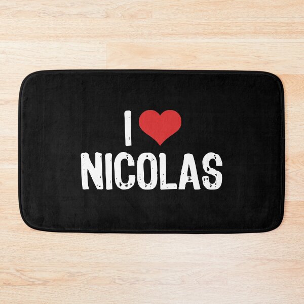 Item preview, I Love Nicolas designed and sold by The "I Love Everything" Shop.