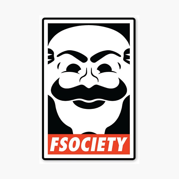 Mr. Robot-Fsociety Photographic Print