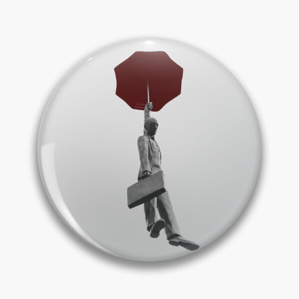 Item preview, Flying Man with Red Umbrella Statue designed and sold by cerenalkan.