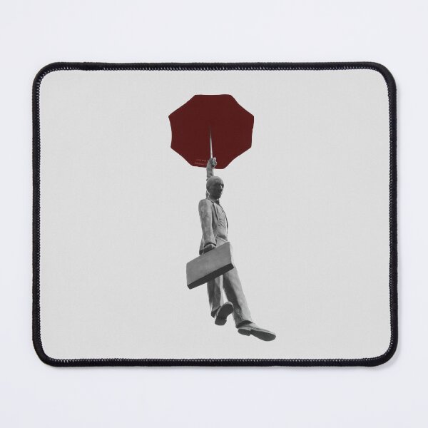 Item preview, Flying Man with Red Umbrella Statue designed and sold by cerenalkan.